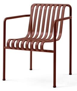 HAY - PALISSADE / Dining Armchair - Trädgårdsstol - Iron Red - W63 x D66 x H80 cm