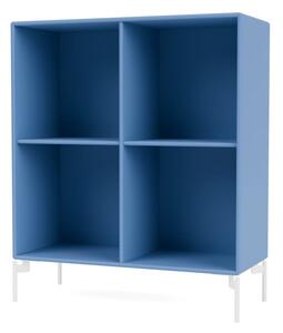 Montana - SHOW - With white legs - Skrivbord - Azure - Legs: H12.6 cm/H 69.6 CM / W 69.6 CM / D 30 CM