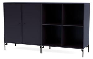 Montana - PAIR - With black legs - Skänk - Shadow - B 139,2 x H 69,6 x D 38 cm