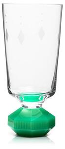 Reflections Copenhagen - Chelsea Tall Crystal Glass, Set of 2 - Cocktailglas - Clear, Mint - H15 cm (set of 2)