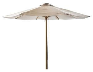 Cane-line - Classic parasol - Parasoll - Teak/Mud large - H249 x D300 cm
