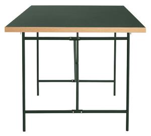 PLEASE WAIT to be SEATED - Eiermann2 Dining Table / By Egon Eiermann - Matbord - Black Linoleum w. Oak Edge / Black - L120 x W80 x H69 cm