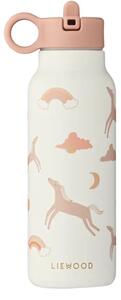 LIEWOOD - Falk Water Bottle - Dricksflaska för barn - Dream / Ecru - H19,2 x D6,5 cm