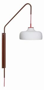 Hübsch - Current Wall Light - Vägglampa - Red/Maroon - 71x30xh111cm, E27