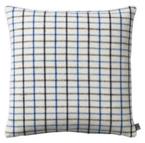FDB Møbler / Furniture - Pude - R16 Slotsholmen - Kudde - Blue / Black / White - Small - 50 x 50 cm