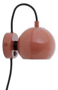 Frandsen - Ball Wall Lamp - Vägglampa - Red / Glossy - W12 x H10 x D16 cm