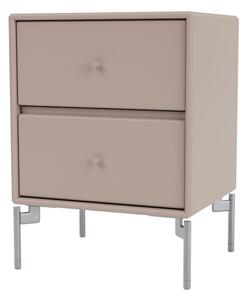 Montana - DRIFT - With chrome legs - Sängbord - Mushroom - B 35,4 x H 35,4 x D 30 cm