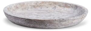 Wabi Sabi - Hyben platter - Dekorativ skål - Large / Travertine Silver - Ø40 x H5 cm