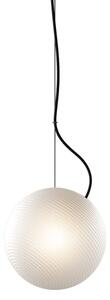 Nordic Tales - Bright Ripple - Hängande lampa - Black Cable - Ø: 20 cm