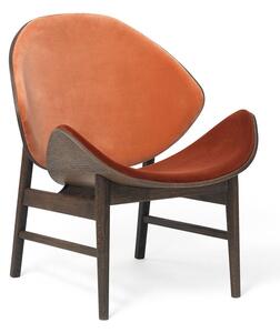 Warm Nordic - The Orange / Smoked Oak - Fåtölj - Ritz 8008 (Rusty Rose) / Ritz 3701 (Brick Red) - L64 x W71 x H78 cm