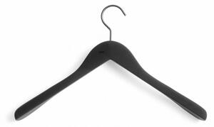HAY - Soft Coat Hanger 4-pack - Galge - Wide Black - W44 x H27 (4 pcs)
