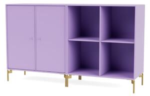 Montana - PAIR - With brass legs - Skänk - Iris - B 139,2 x H 69,6 x D 38 cm