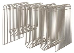 AYTM - Curva Magazine Holder - Tidningshållare - Taupe - L40,2 W30,3 H30,3