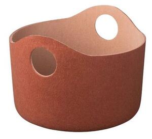 Blomus - TIGGY Felt Basket - Korg - Rustic Brown / Tan - Small - H29 x L42,5 x W42,5 cm