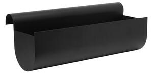 Ferm Living - Uma Balcony Box - Örtstånd - Large - Black - W60 x D24.6 x H19.5 cm