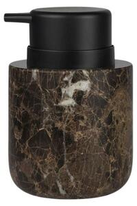 Mette Ditmer - MARBLE Dispenser - Tvålbehållare - Brown - Low - Ø8,5 x H12,5 cm