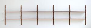 Dk3 - ROYAL SYSTEM® - Hyllsystem - Combination 6 - Vange: 3,4 x 1,9 x 100 cm - Hylde: 80 x 24 x 1,9 cm