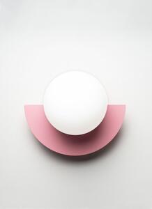 Swedish Ninja - C.Lamp - Vägglampa - Pink - L37 H30 D29