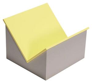 Hübsch - Tick Magazine Holder - Tidningshållare - Sand / Gul - 42 x 45 x H33 cm