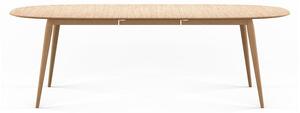 Bruunmunch - PLAYdinner Lamé - Matbord - Oak, white oil - With extension - B: 180 x D: 105 x H: 73 cm