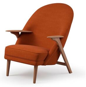 Warm Nordic - Wingman Lounge Chair - Lounge stol - Caleido 1525 (Rusty) - L78 x W85 x H42/96 cm