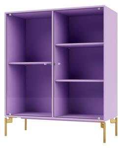 Montana - Ripple Cabinet II - With Brass Legs - Vitrinskåp - Iris - W69,6 X H82,2 X D30 cm