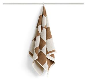 HAY - Check Hand Towel - Handduk - Cappuccino - W50 x L90 cm