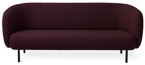 Warm Nordic - Cape Sofa - Soffa för 2 personer - Mosaic 682 (Dark Bordeaux) - L200 x W82 x H80 cm