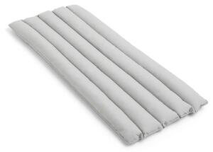 HAY - PALISSADE / Soft Quilted Cushion for Lounge Chair High - Kuddar för utomhusbruk - Sky Grey - W50 x L116.5 x H6.1 cm