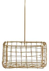 Nordal - Naviti - Korg - Small, Gold finish - W:8 x H:7.5 x L:14.5 cm