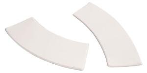 HAY - Palissade park dining bench - cushion - Trädgårdsbänk - Cream White - in-out - W127 X D43.5 X H3 - 2 pcs