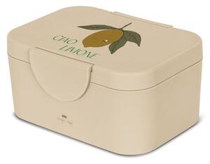 Konges Sløjd - LUNCH BOX - Matlåda för barn - CIAO LIMONE - L16,6 x W12.6 x H8 cm
