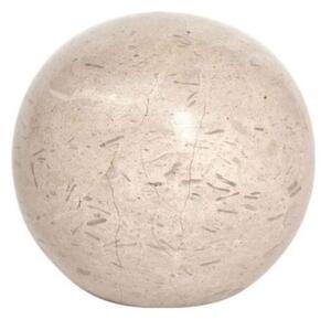 OYOY LIVING - Savi Marble Bookend - Bokstöd - 103 Beige (Round) - Ø8 x H7,5 cm