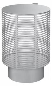 Blomus - OLEA Outdoor Lantern - Lykta - Silver - Medium - H37,5 x L26 x W26 cm
