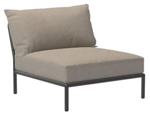 HOUE - LEVEL 2 / Lounge Chair - Trädgårdssoffa - Ash/Dark Grey - L92,5 x W81 x H68,5 x SH38 cm