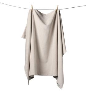 Bongusta - Naram Bath Sheet / Solid - Handduk - Moonbeam - 100 x 150 cm