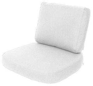 Cane-line - Sense/Moments Lounge Chair Cushion Set Indoor - Kuddar för utomhusbruk - White - Cane-line Natté - B: 72 x D: 83 x H: 21 cm