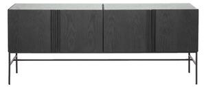 Fogia - Boss - Byrå - Black Stained Oak - W180 x D41,5 x H73 cm