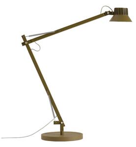 Muuto - Dedicate Table Lamp - Bordslampa - L2 - Brown Green - L50,6 x H51,6 x W19 x D19 x Ø10,5 cm