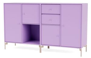 Montana - COUPLE - With Mushroom Legs - Skänk - Iris - H 82.2 CM / W 139.2 CM / D 38 CM