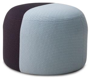 Warm Nordic - Dainty Pouf - Puff - Mosaic 722 (Light Blue) / Sprinkles 694 (Eggplant) - Ø55 x H39 cm