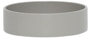 Hübsch - District Storage Tray - Bricka - Round - Light Grey - Ø7 x H2 cm