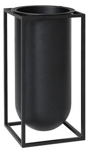 Audo Copenhagen - Kubus Vase - Vas - Lolo Black - 12x12x24 cm