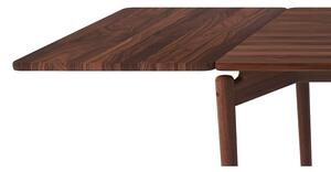Bruunmunch - Additional Plate for PURE Dining Table - Iläggsskiva - Walnut, Natural oil - L50 x D85 cm
