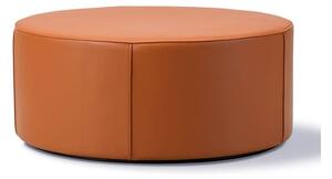 Fredericia Furniture - Mono Pouf 7425 by Due & Trampedach - Puff - Omni 307 Cognac - Ø90 x H38 cm