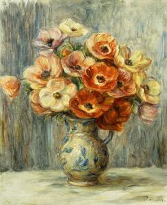 Bildreproduktion Vase d'Anemones,, Renoir, Pierre Auguste