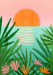 Illustration Tropical View, Kristian Gallagher