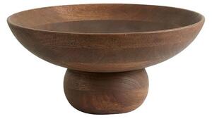 Nordal - Vitello Deco Bowl - Dekorativ skål - Nature - H14 x Ø30 cm