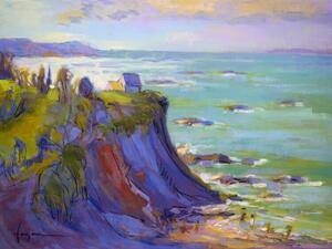 Illustration Colorful cliff, Dorothy Fagan