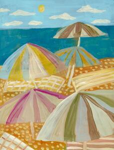 Illustration Beach in joy, Eleanor Baker